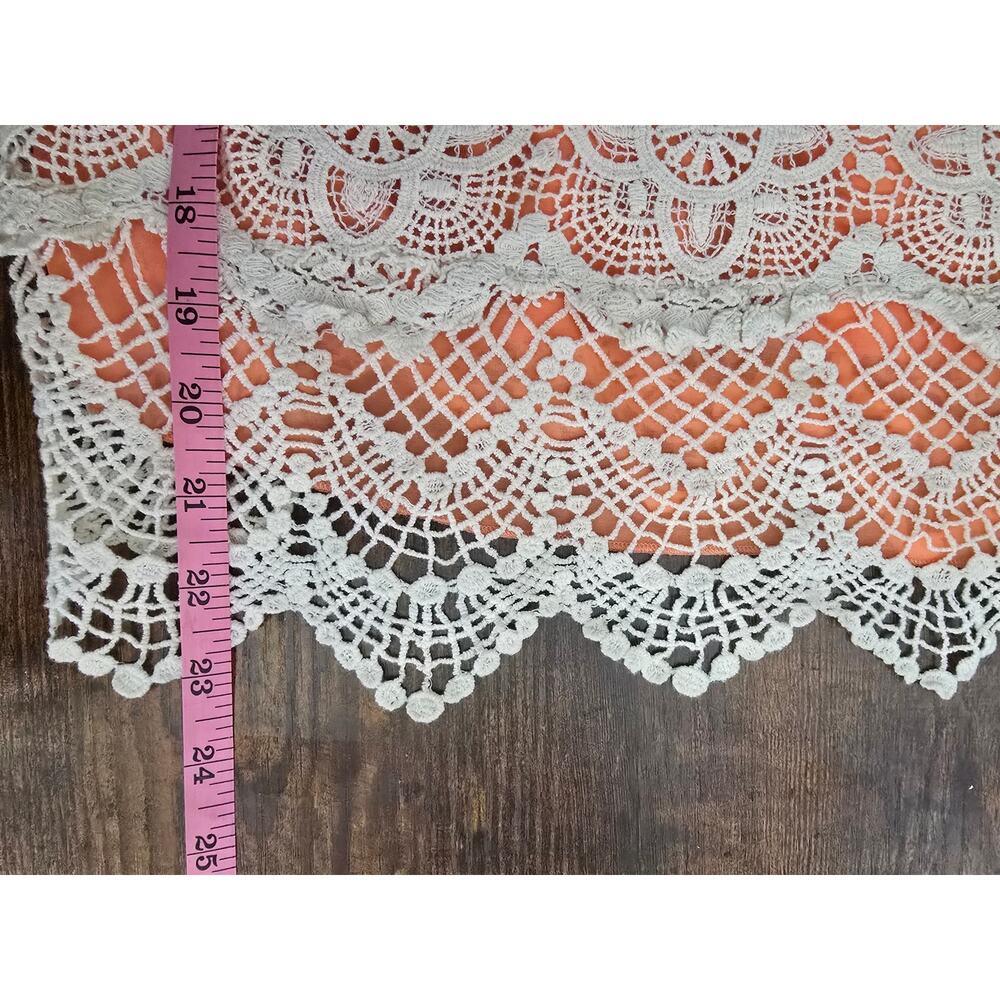 Staring at Stars Urban Outfitters Women's Boho Crochet Lace Tank Top Coral
- Picture 7 of 8